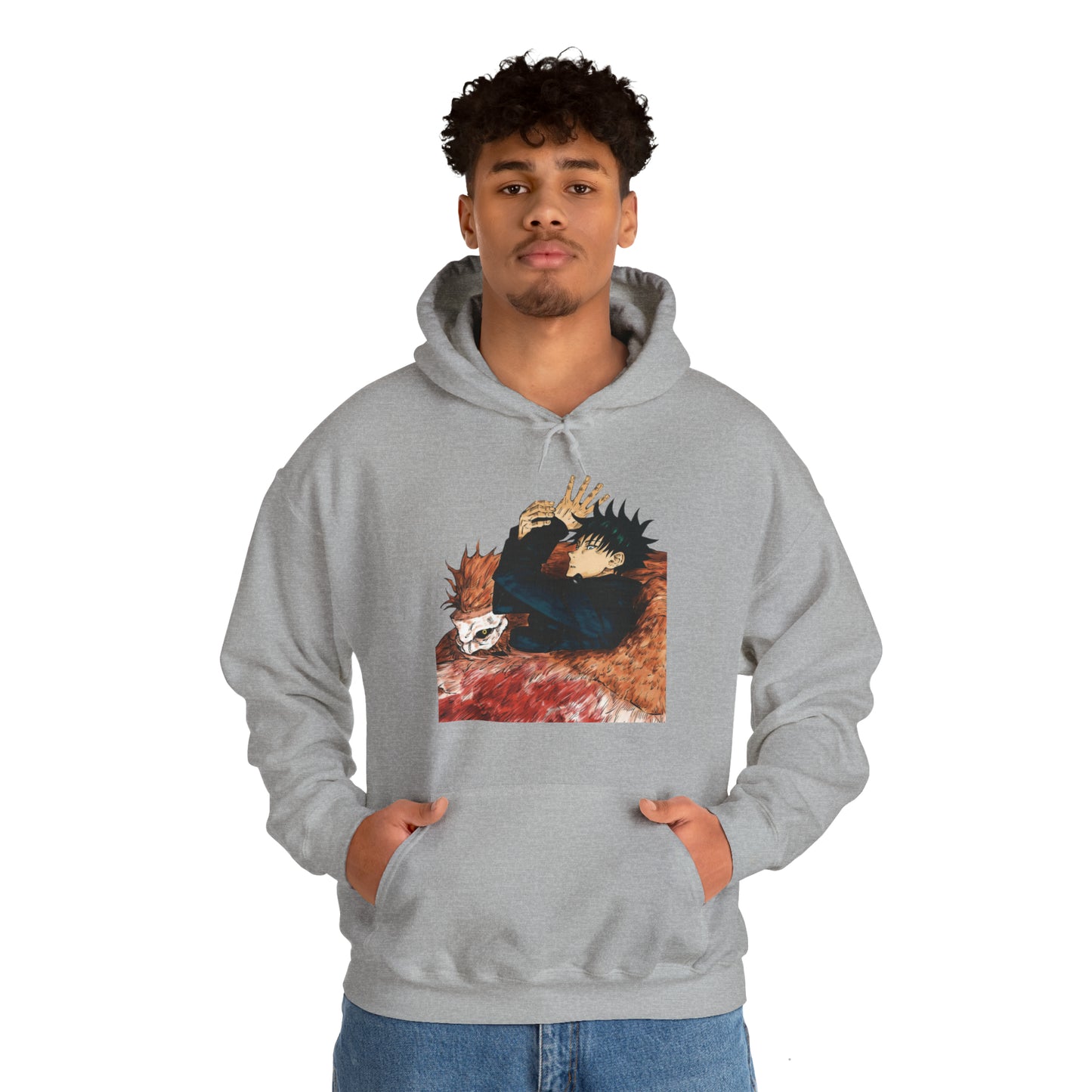 Sudadera con capucha unisex Heavy Blend™ - Jujutsu Kaisen Manga Volumen 2 