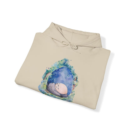 Unisex Heavy Blend™ Hoodie - "Totoro Sleeping" from Studio Ghibli