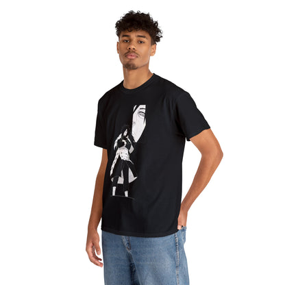 Unisex Heavy Cotton T-shirt - "Madara´s First Manga Appearance" from Naruto Shippuden