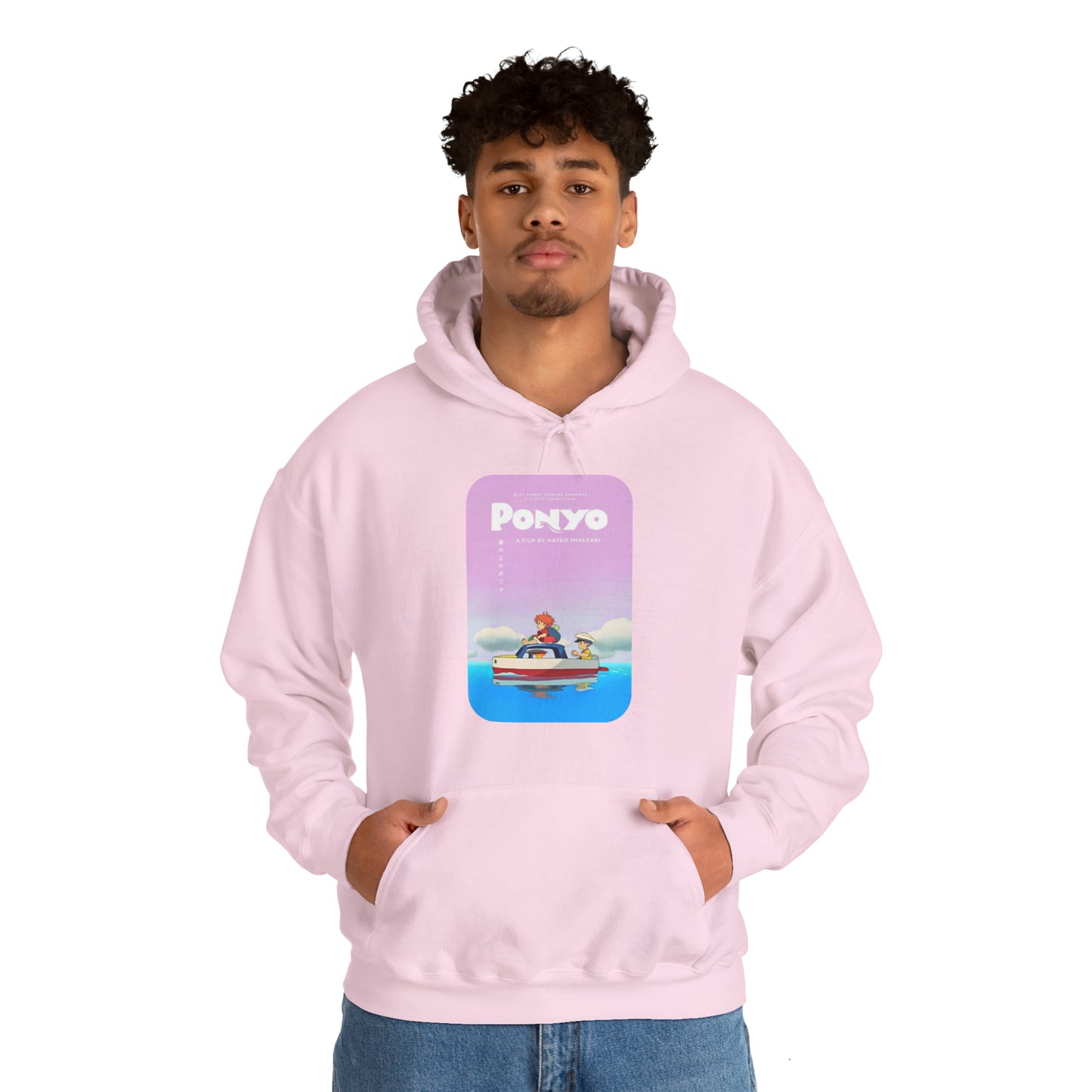 Unisex Heavy Blend™ Hoodie - "Ponyo Movie Poster" from Studio Ghibli