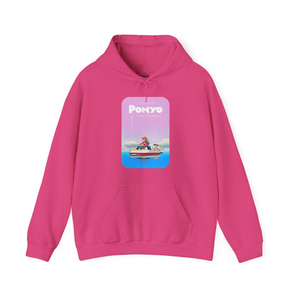 Unisex Heavy Blend™ Hoodie - "Ponyo Movie Poster" from Studio Ghibli