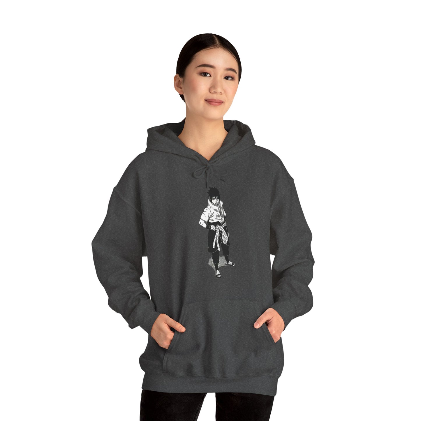 Unisex Heavy Blend™ Hoodie - "Sasuke Final Battle Manga" from Naruto Shippuden