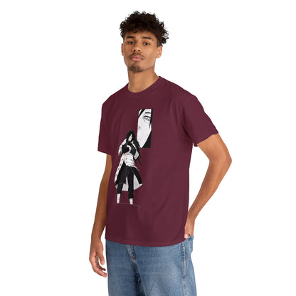 Unisex Heavy Cotton T-shirt - "Madara´s First Manga Appearance" from Naruto Shippuden