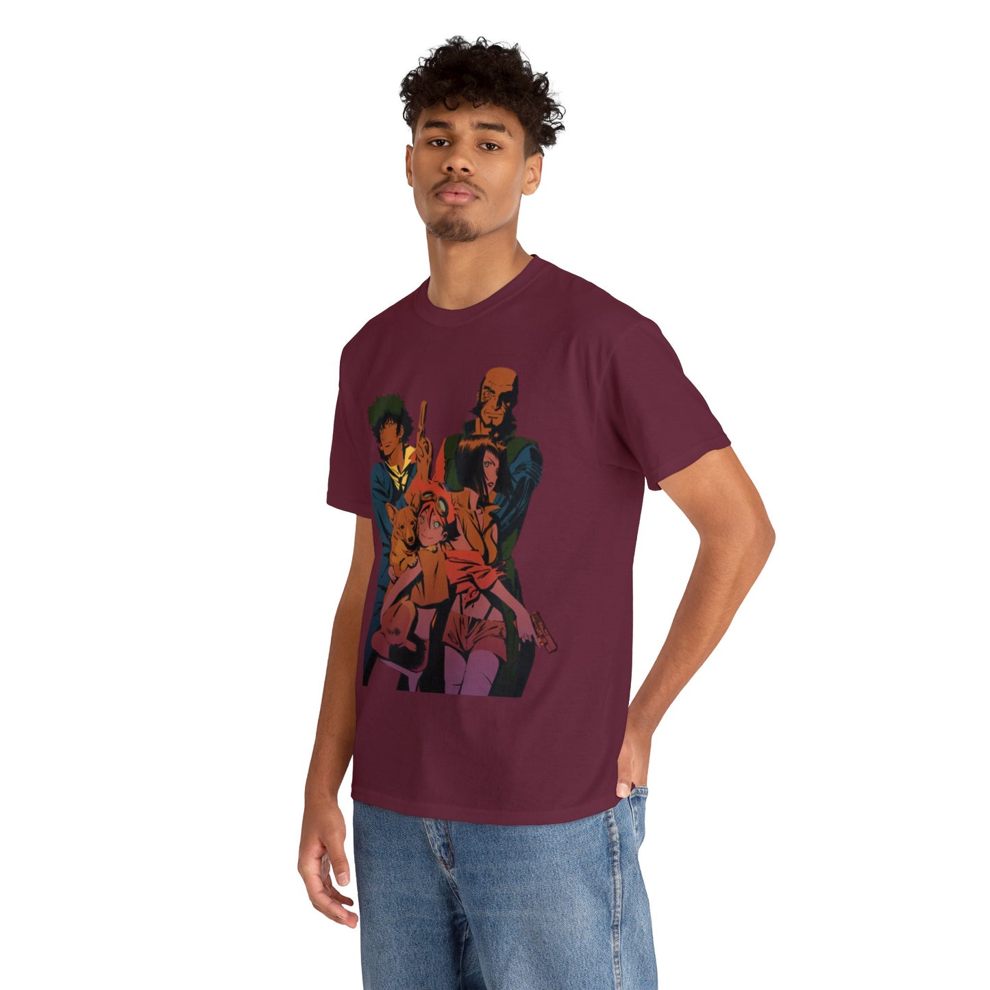 Unisex Heavy Cotton T-shirt - "The Bebop Crew" from Cowboy Bebop