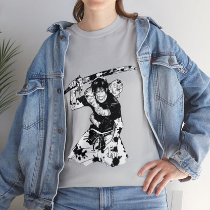 Unisex Heavy Cotton T-shirt - "Toji Fushiguro" From Jujutsu Kaisen