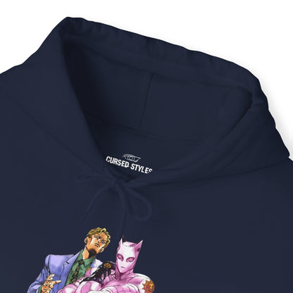 Unisex Heavy Blend™ Hoodie - "Killer Queen Manga" from JoJo´s Bizarre Adventure