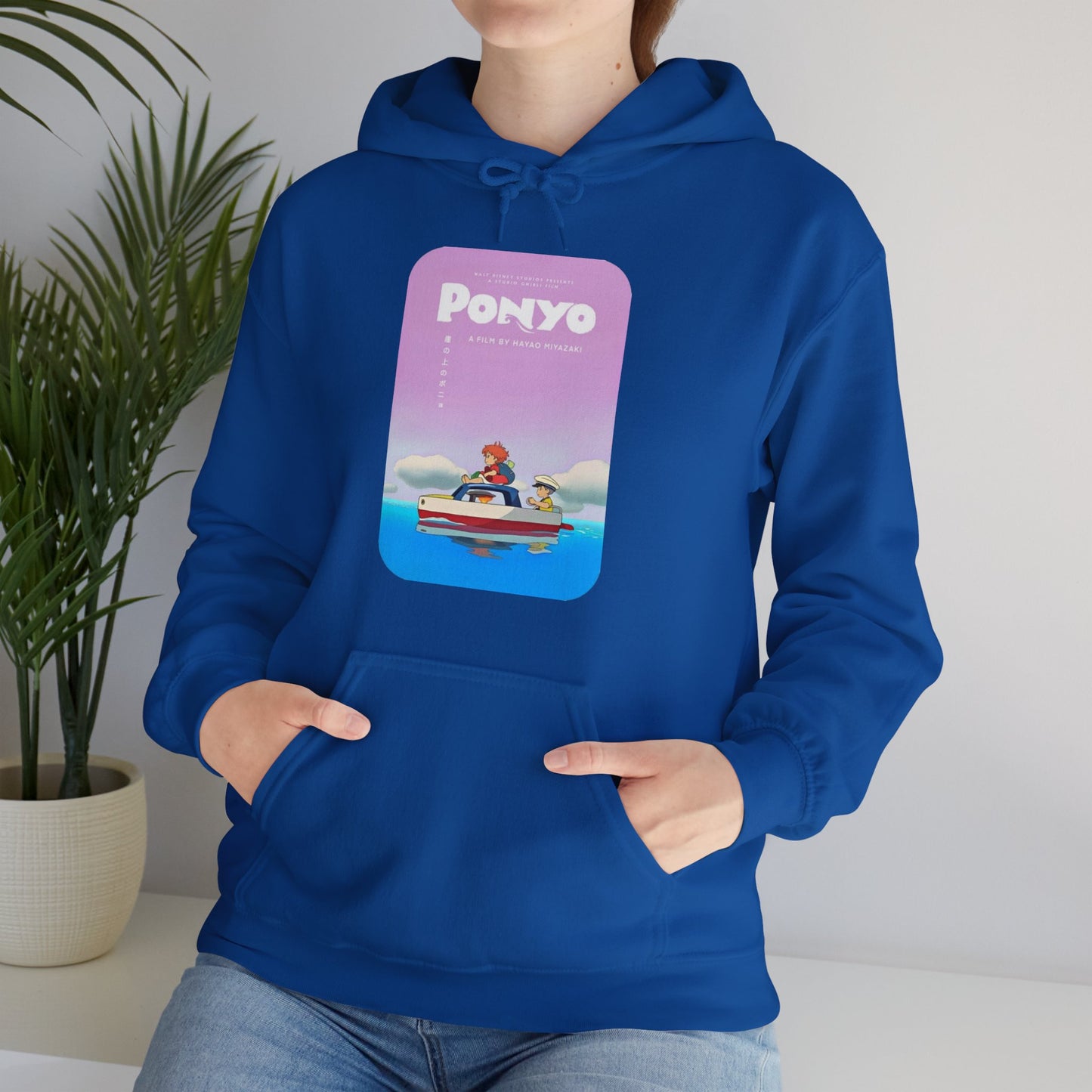 Unisex Heavy Blend™ Hoodie - "Ponyo Movie Poster" from Studio Ghibli