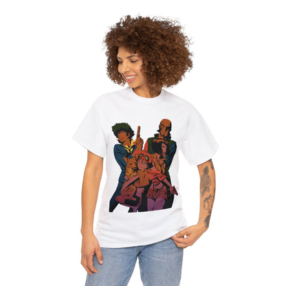 Unisex Heavy Cotton T-shirt - "The Bebop Crew" from Cowboy Bebop