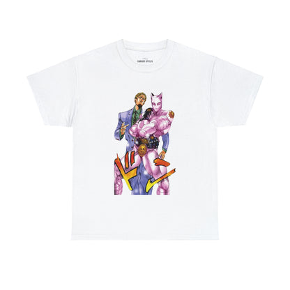 Unisex Heavy Cotton T-shirt - "Killer Queen Manga" from JoJo´s Bizarre Adventure