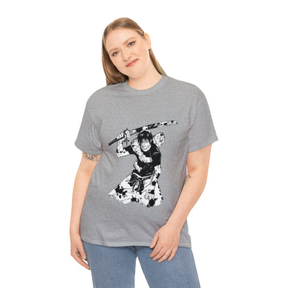 Unisex Heavy Cotton T-shirt - "Toji Fushiguro" From Jujutsu Kaisen