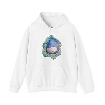 Unisex Heavy Blend™ Hoodie - "Totoro Sleeping" from Studio Ghibli