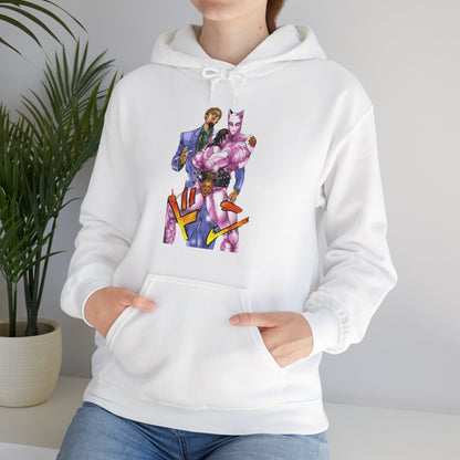 Unisex Heavy Blend™ Hoodie - "Killer Queen Manga" from JoJo´s Bizarre Adventure