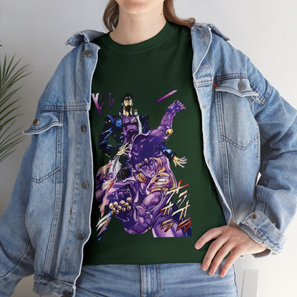 Unisex Heavy Cotton T-shirt - "Star Platinum Manga" from JoJo´s Bizarre Adventure