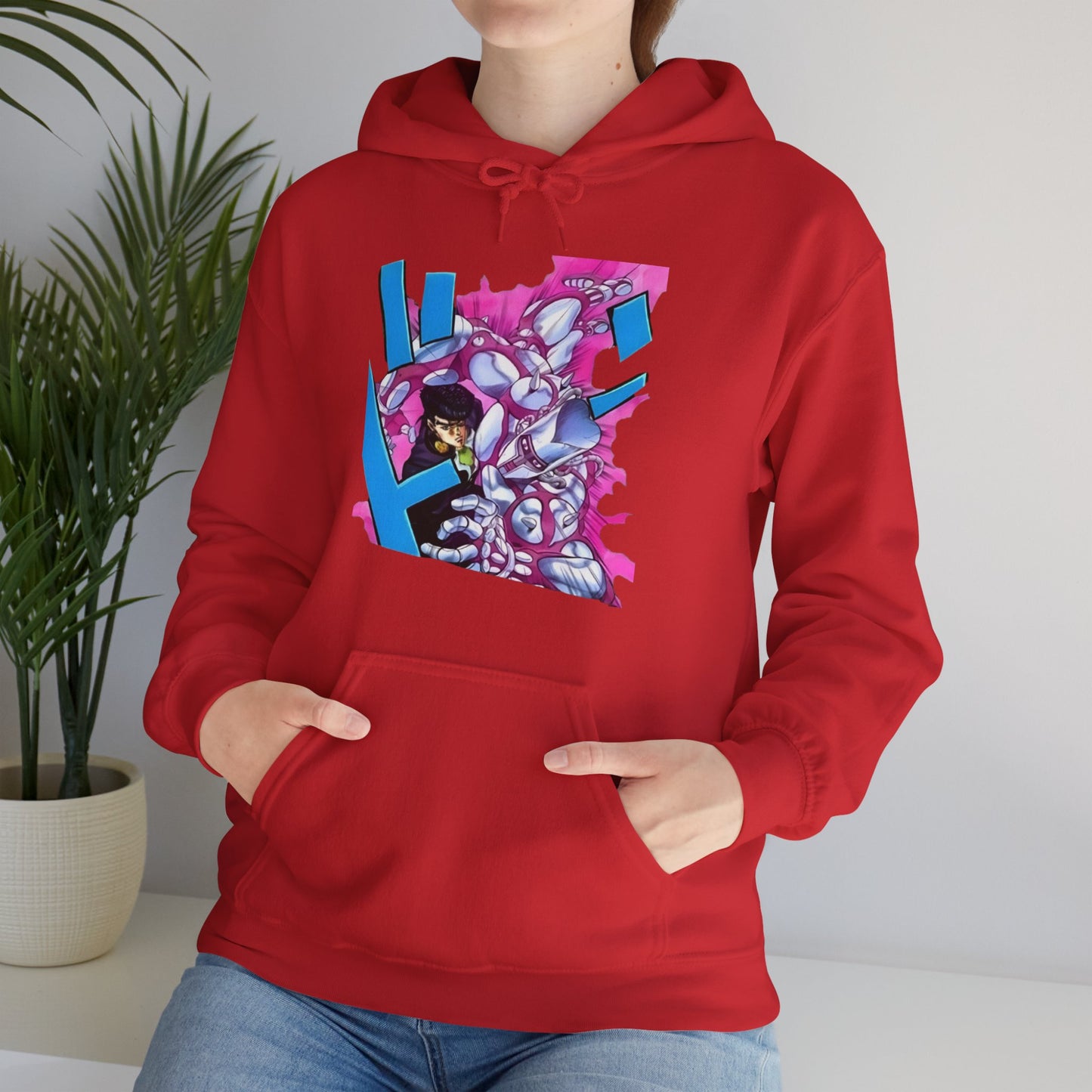 Unisex Heavy Blend™ Hoodie - "Crazy Diamond Manga" from JoJo´s Bizarre Adventure