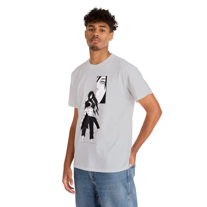 Unisex Heavy Cotton T-shirt - "Madara´s First Manga Appearance" from Naruto Shippuden