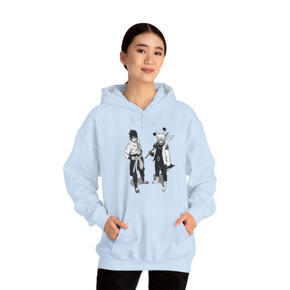 Unisex Heavy Blend™ Hoodie - "Naruto & Sasuke Manga 2" from Naruto Shippuden