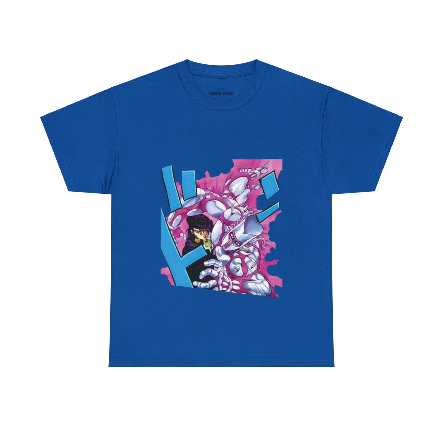 Unisex Heavy Cotton T-shirt - "Crazy Diamond Manga" from JoJo´s Bizarre Adventure