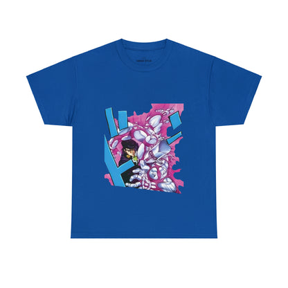 Unisex Heavy Cotton T-shirt - "Crazy Diamond Manga" from JoJo´s Bizarre Adventure