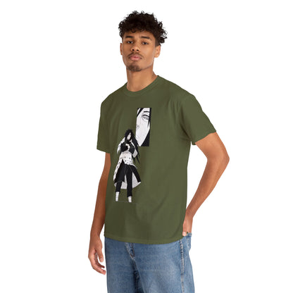 Unisex Heavy Cotton T-shirt - "Madara´s First Manga Appearance" from Naruto Shippuden