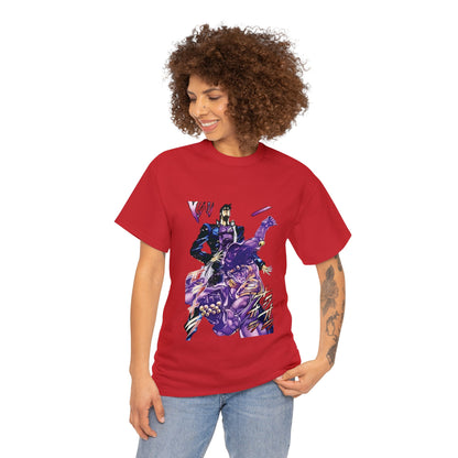 Unisex Heavy Cotton T-shirt - "Star Platinum Manga" from JoJo´s Bizarre Adventure