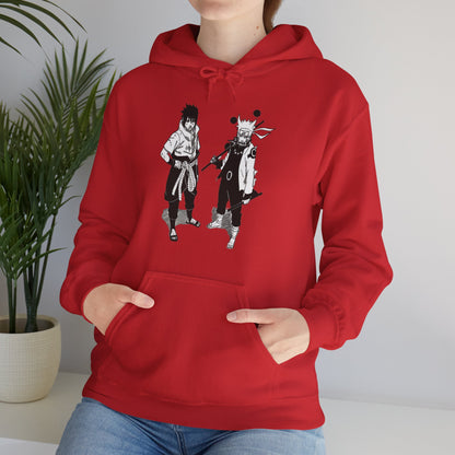 Unisex Heavy Blend™ Hoodie - "Naruto & Sasuke Manga 2" from Naruto Shippuden