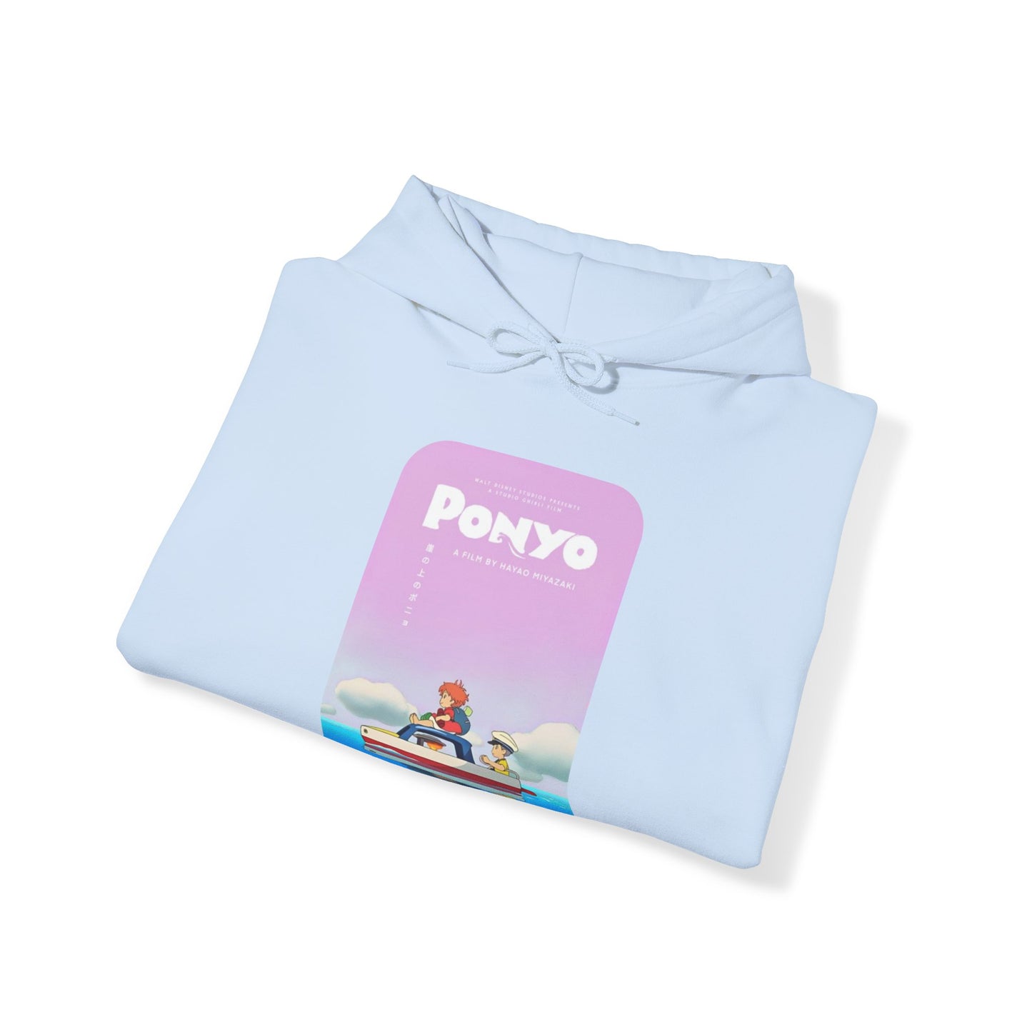 Unisex Heavy Blend™ Hoodie - "Ponyo Movie Poster" from Studio Ghibli