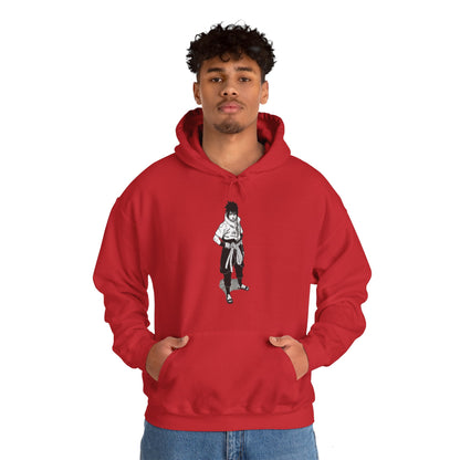 Unisex Heavy Blend™ Hoodie - "Sasuke Final Battle Manga" from Naruto Shippuden