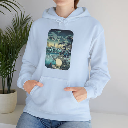 Unisex Heavy Blend™ Hoodie - "Totoro Fishing" from Studio Ghibli