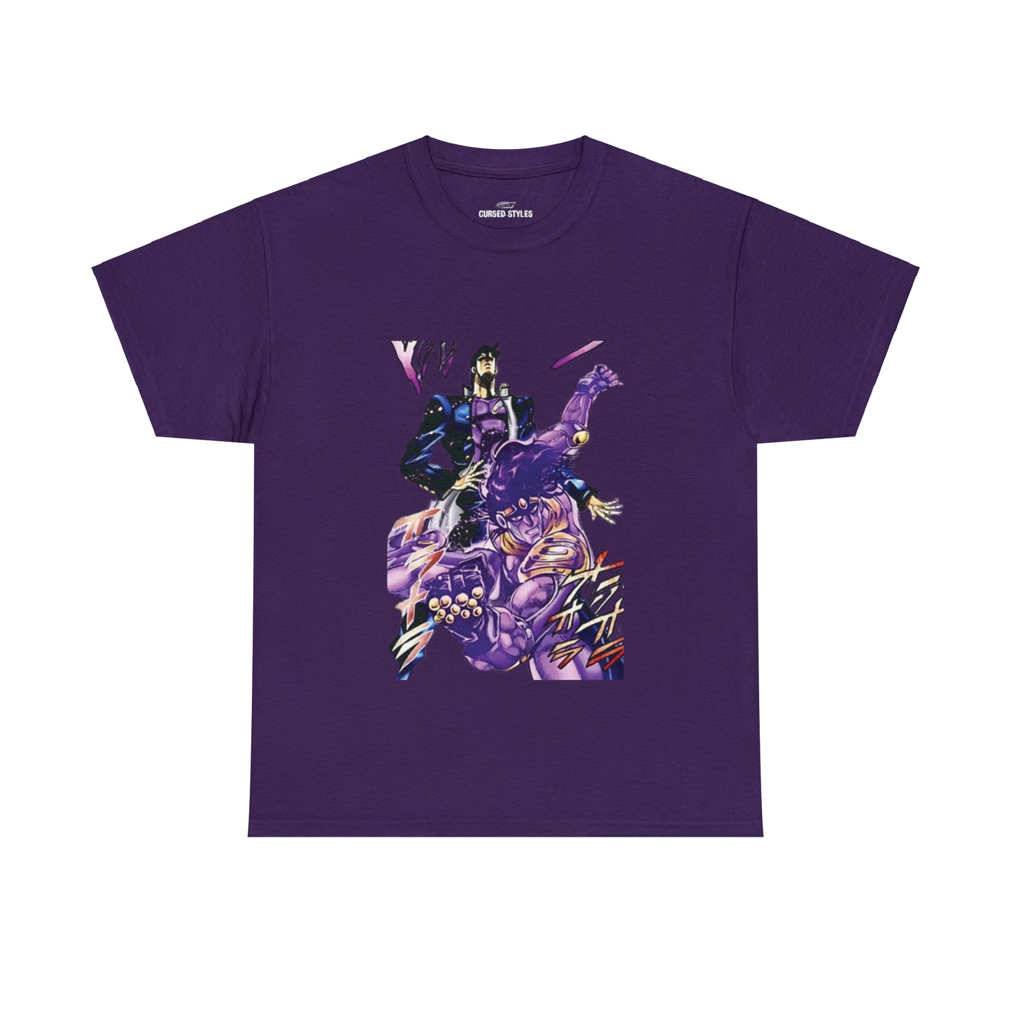 Unisex Heavy Cotton T-shirt - "Star Platinum Manga" from JoJo´s Bizarre Adventure