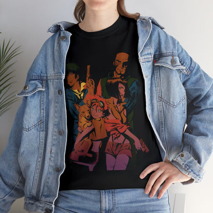 Unisex Heavy Cotton T-shirt - "The Bebop Crew" from Cowboy Bebop