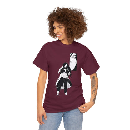 Unisex Heavy Cotton T-shirt - "Madara´s First Manga Appearance" from Naruto Shippuden