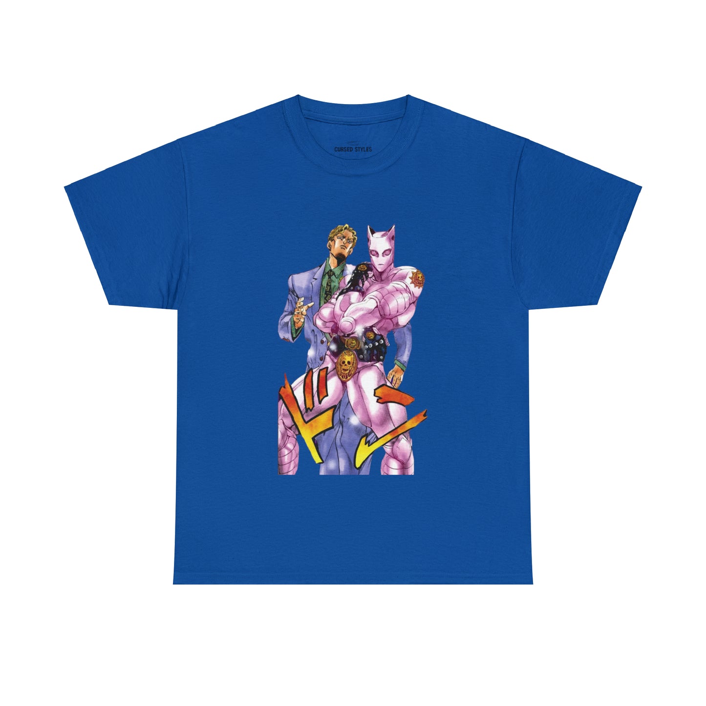 Unisex Heavy Cotton T-shirt - "Killer Queen Manga" from JoJo´s Bizarre Adventure