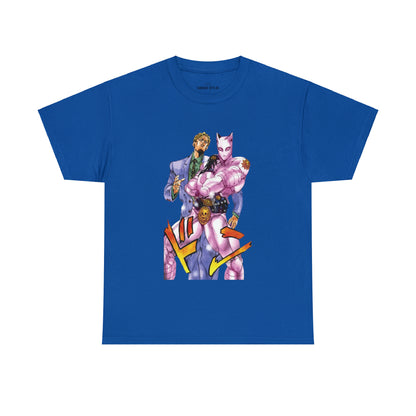 Unisex Heavy Cotton T-shirt - "Killer Queen Manga" from JoJo´s Bizarre Adventure