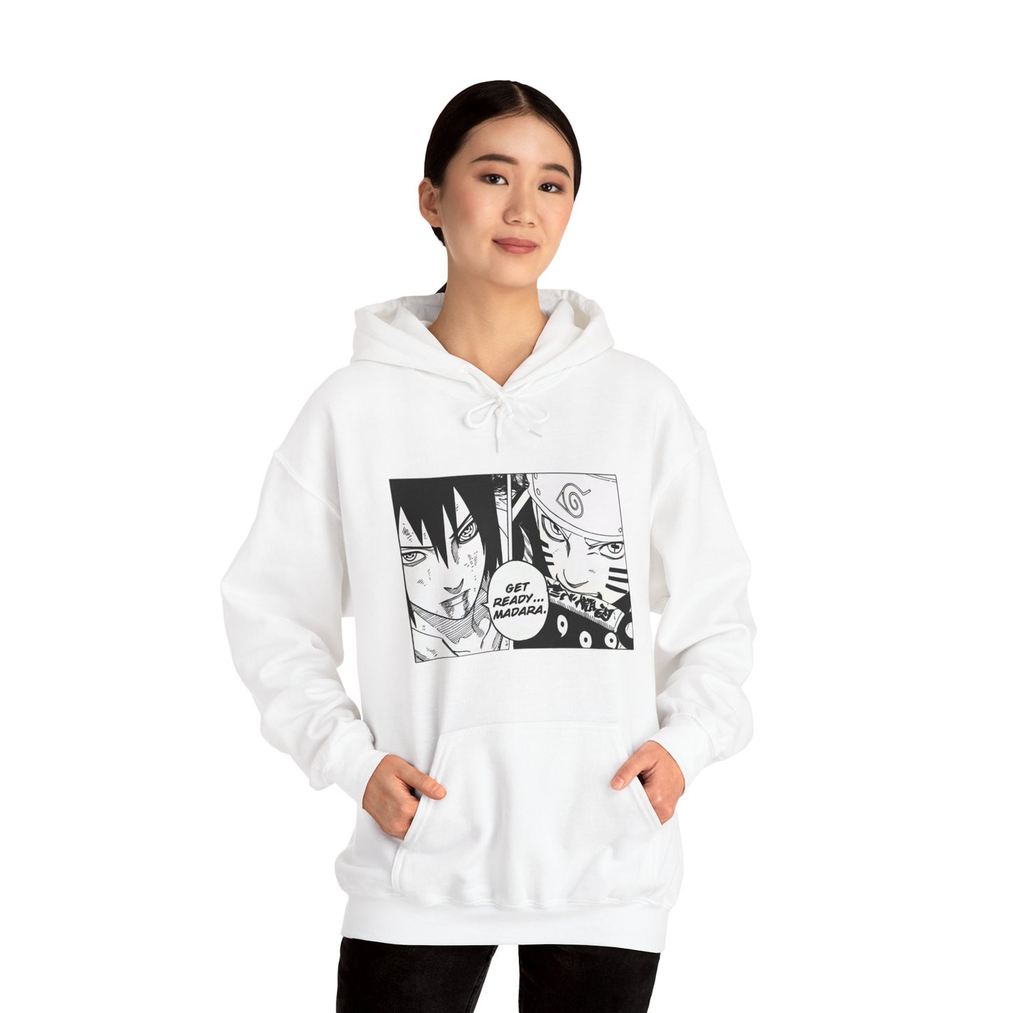 Unisex Heavy Blend™ Hoodie - "Naruto & Sasuke Manga" from Naruto Shippuden