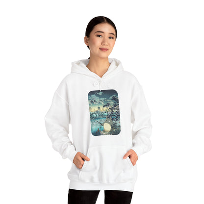 Unisex Heavy Blend™ Hoodie - "Totoro Fishing" from Studio Ghibli