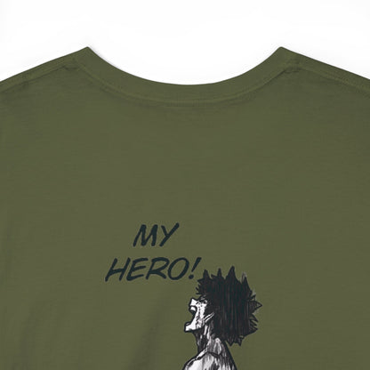 Unisex Heavy Cotton T-shirt - "Deku Manga" from My Hero Academia