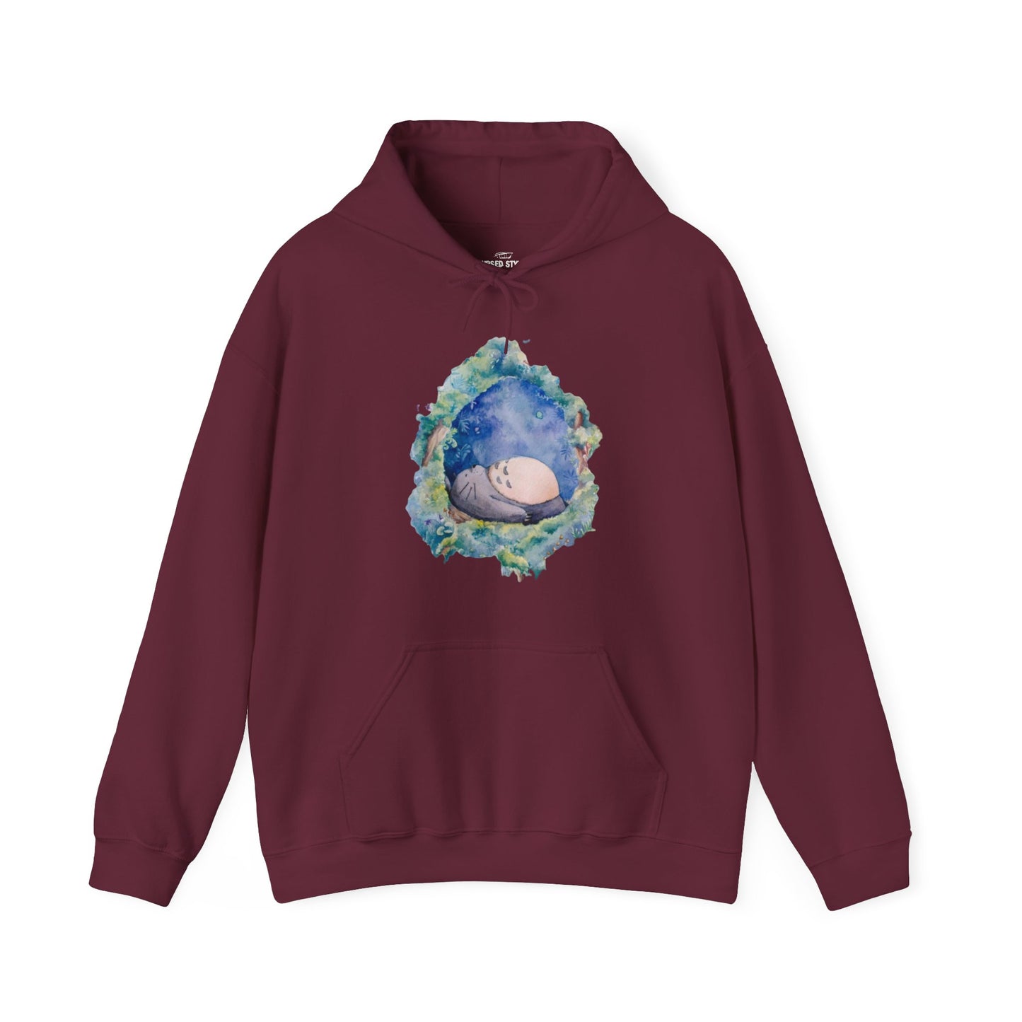 Unisex Heavy Blend™ Hoodie - "Totoro Sleeping" from Studio Ghibli