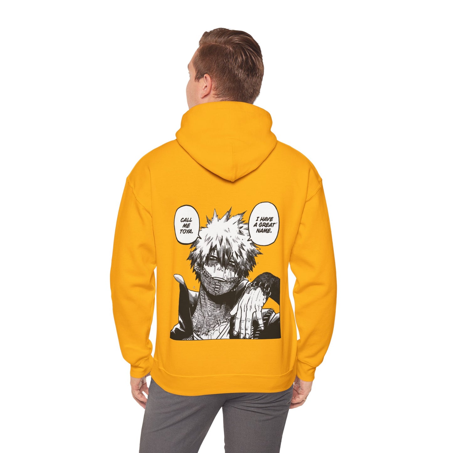 Unisex Heavy Blend™ Hoodie - "Dabi Manga" from My Hero Academia