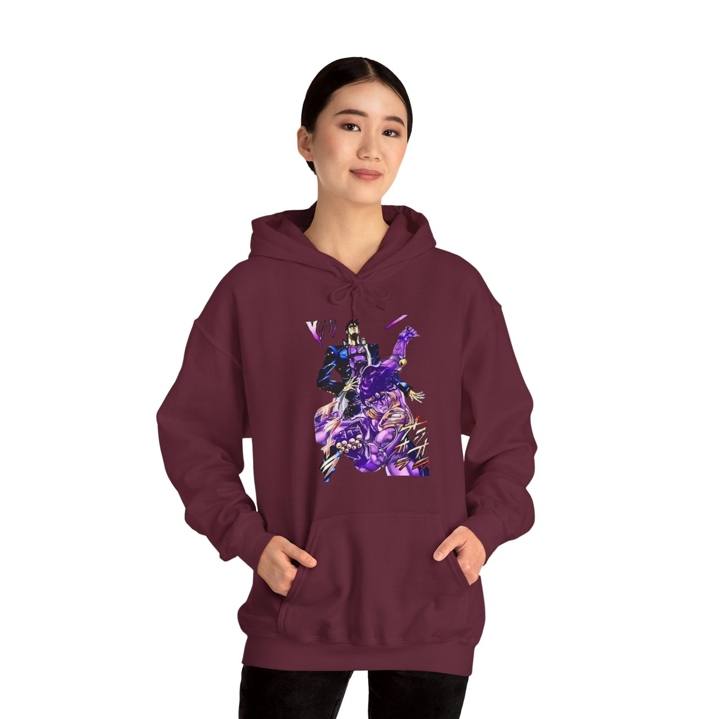 Unisex Heavy Blend™ Hoodie - "Star Platinum Manga" from JoJo´s Bizarre Adventure