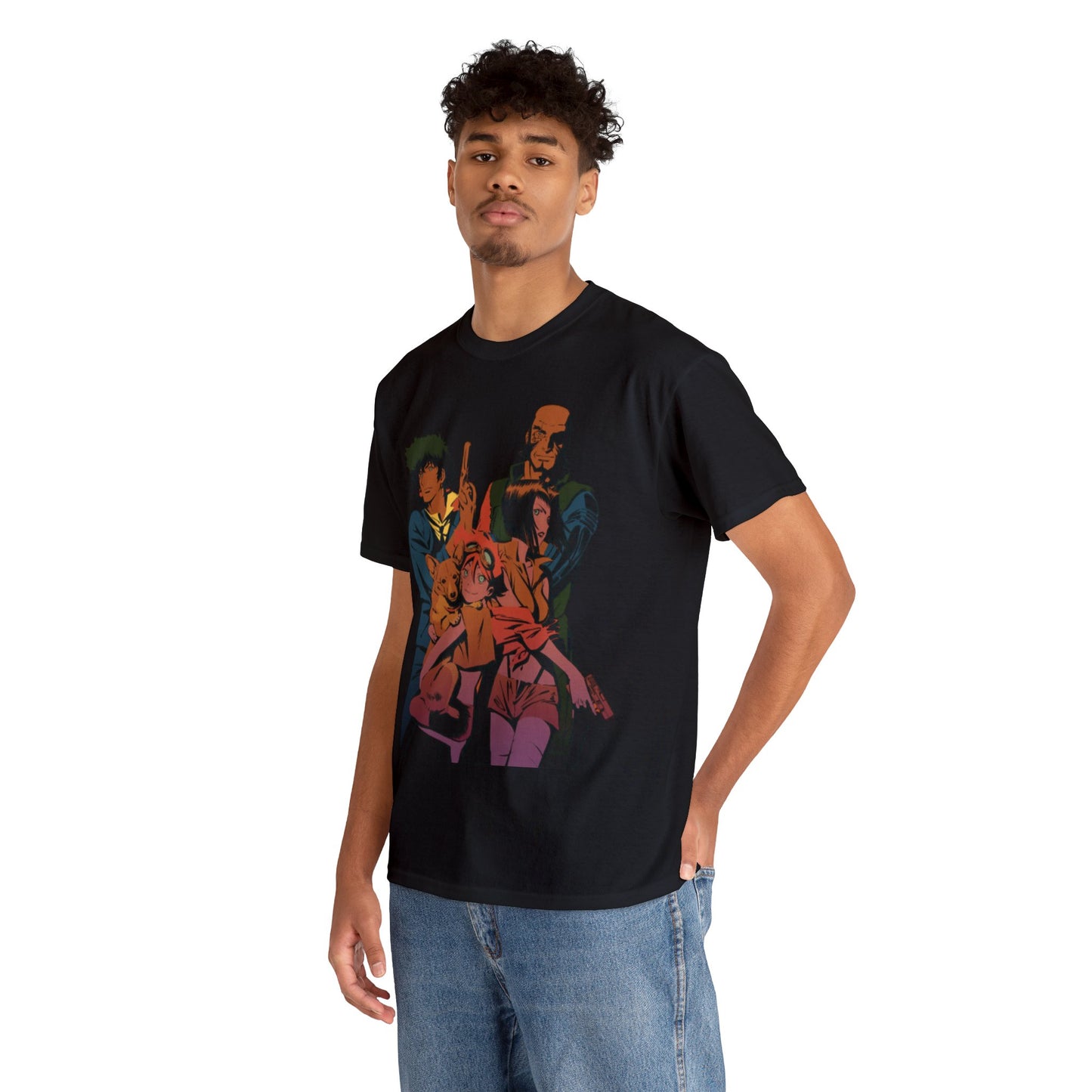 Unisex Heavy Cotton T-shirt - "The Bebop Crew" from Cowboy Bebop