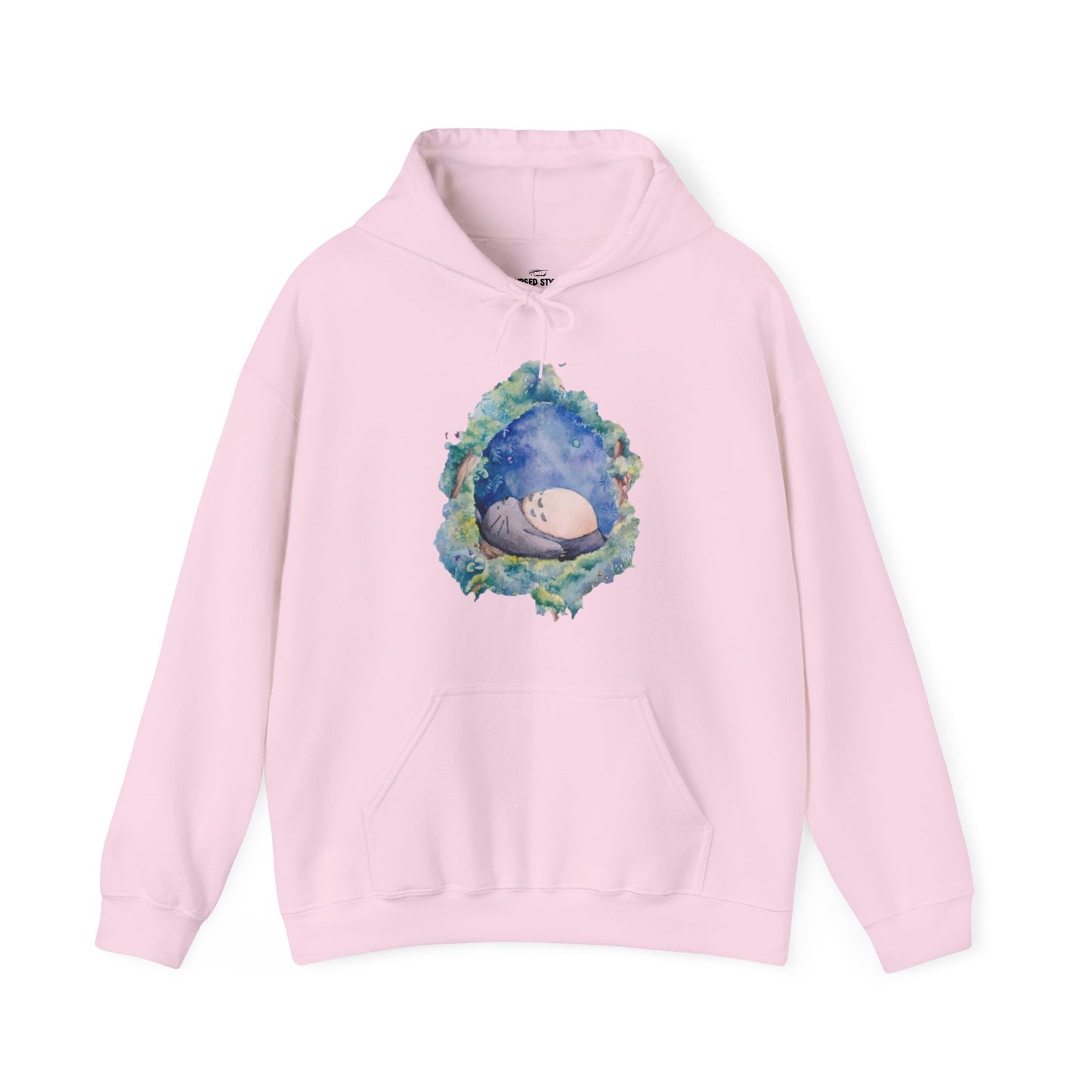 Unisex Heavy Blend™ Hoodie - "Totoro Sleeping" from Studio Ghibli