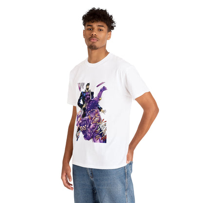 Unisex Heavy Cotton T-shirt - "Star Platinum Manga" from JoJo´s Bizarre Adventure