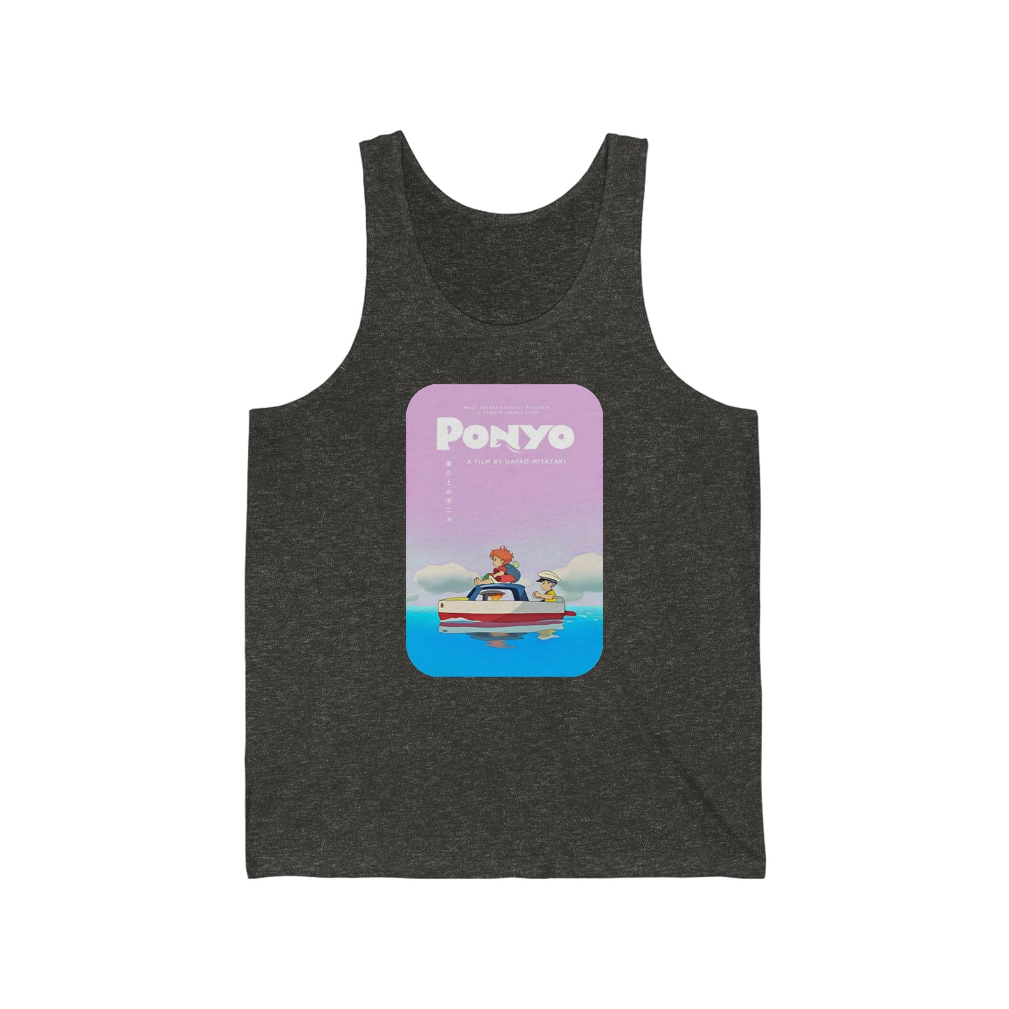 Unisex Tank Top - "Ponyo Movie Poster" from Studio Ghibli