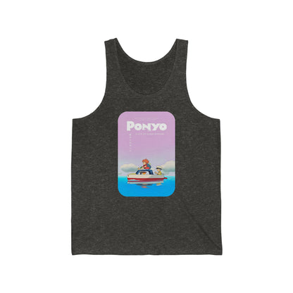 Unisex Tank Top - "Ponyo Movie Poster" from Studio Ghibli