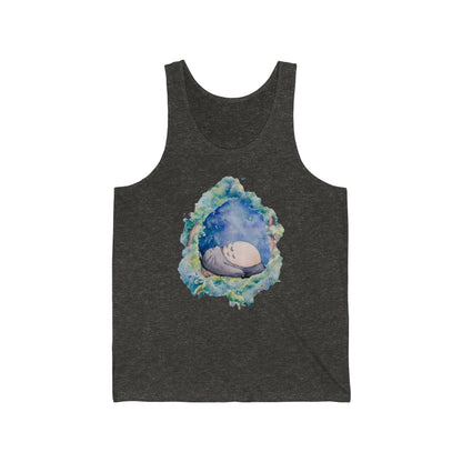 Unisex Tank Top - "Totoro Sleeping" from Studio Ghibli