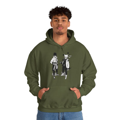 Unisex Heavy Blend™ Hoodie - "Naruto & Sasuke Manga 2" from Naruto Shippuden