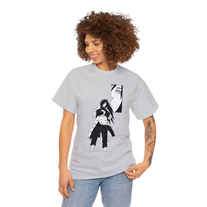 Unisex Heavy Cotton T-shirt - "Madara´s First Manga Appearance" from Naruto Shippuden