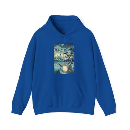 Unisex Heavy Blend™ Hoodie - "Totoro Fishing" from Studio Ghibli