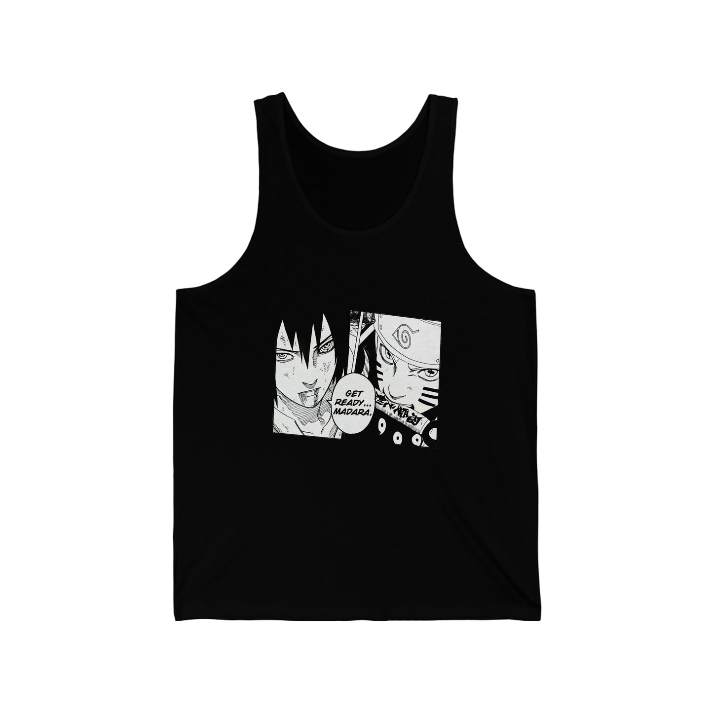 Unisex Tank Top - "Naruto & Sasuke Manga" from Naruto Shippuden