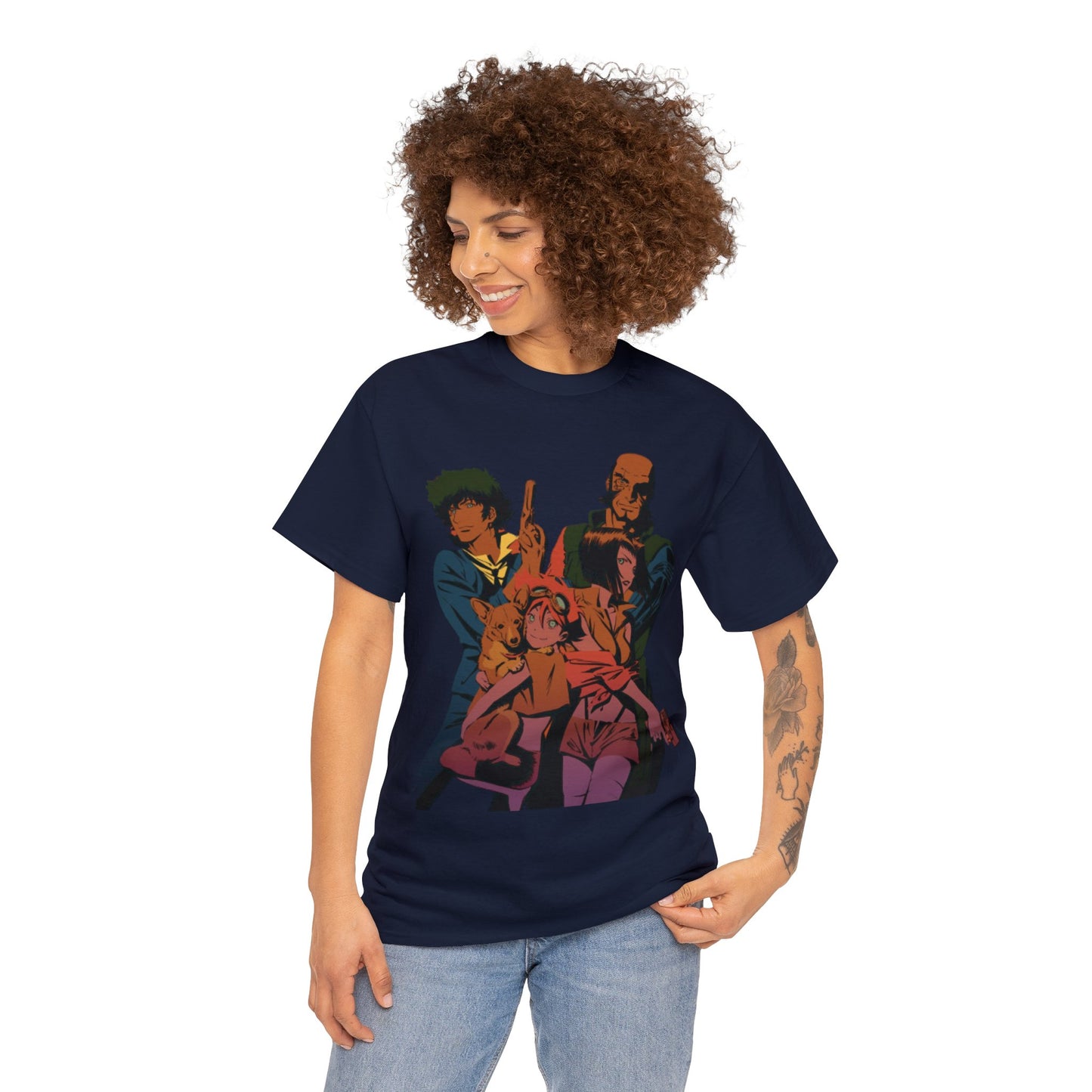 Unisex Heavy Cotton T-shirt - "The Bebop Crew" from Cowboy Bebop